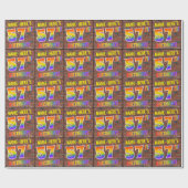Graffiti Rainbow Look 57E VERJAARDAG! & Aangepaste Cadeaupapier (Vlak)