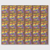 Graffiti Rainbow Look 64E VERJAARDAG! & Aangepaste Cadeaupapier (Vlak)