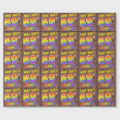 Graffiti Rainbow Look 69E VERJAARDAG! & Aangepaste Cadeaupapier (Vlak)