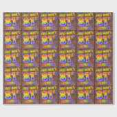 Graffiti Rainbow Look 81E VERJAARDAG! & Aangepaste Cadeaupapier (Vlak)