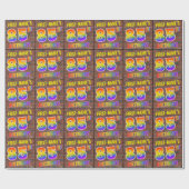 Graffiti Rainbow Look 85E VERJAARDAG! & Aangepaste Cadeaupapier (Vlak)