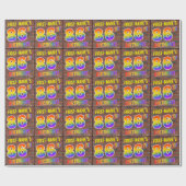 Graffiti Rainbow Look 86E VERJAARDAG! & Aangepaste Cadeaupapier (Vlak)