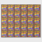 Graffiti Rainbow Look 88E VERJAARDAG! & Aangepaste Cadeaupapier (Vlak)