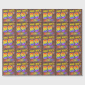 Graffiti Rainbow Look 89E VERJAARDAG! & Aangepaste Cadeaupapier (Vlak)