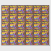 Graffiti Rainbow Look 91E VERJAARDAG! & Aangepaste Cadeaupapier (Vlak)