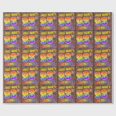 Graffiti Rainbow Look 93E VERJAARDAG! & Aangepaste Cadeaupapier (Vlak)