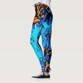 Graffiti Rave Love Leggings (Links)