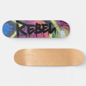 Graffiti Rebel Skateboard (Horizontaal)