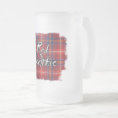 Graffiti Red Lichtie collectie Matglas Bierpul (Voorkant rechts)