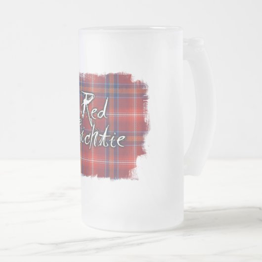 Graffiti Red Lichtie collectie Matglas Bierpul (Voorkant rechts)