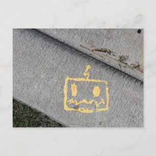 Graffiti-robot Briefkaart