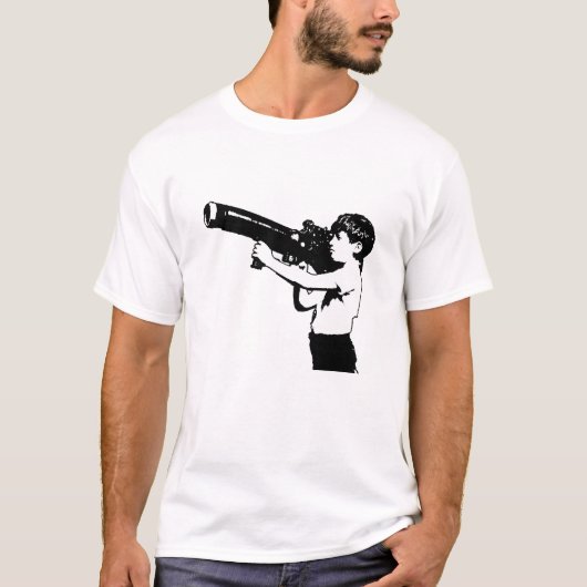 Graffiti Rocket Launcher Mannen T-shirt (Voorkant)