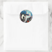 Graffiti Ronde Sticker (Tas)