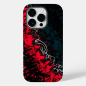 graffiti rood Case-Mate iPhone case (Achterkant)