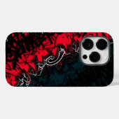 graffiti rood Case-Mate iPhone case (Achterkant (horizontaal))