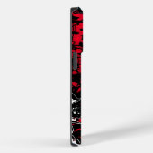 graffiti rood Case-Mate iPhone case (Achterkant / Rechts)