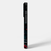 graffiti rood Case-Mate iPhone case (Achterkant / Links)