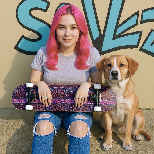 Graffiti Roos Persoonlijk Skateboard