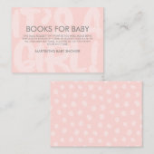 Graffiti roze Baby shower Breng een aanvraag voor  Informatiekaartje (Voorkant / Achterkant)