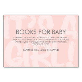 Graffiti roze Baby shower Breng een aanvraag voor  Kaart