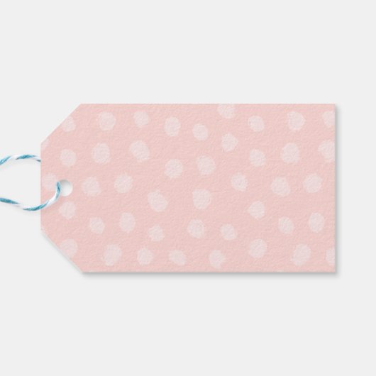 Graffiti roze Baby shower Favor Gift Label Cadeaulabel (Achterkant Horizontaal)