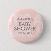 Graffiti roze Baby shower is een Button (Voorkant)