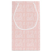 Graffiti roze Baby shower met een cadeautas voor m (Achterkant)