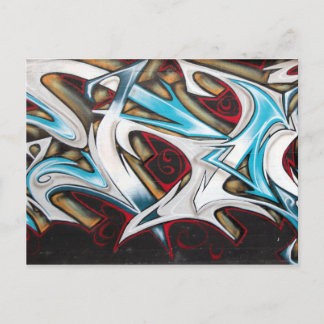 Graffiti Rozen Urban Street Art Briefkaart