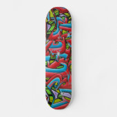 Graffiti Schaats Board Persoonlijk Skateboard (Voorkant)