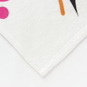 Graffiti Schedel & Rozen Fleece Deken (Hoek)