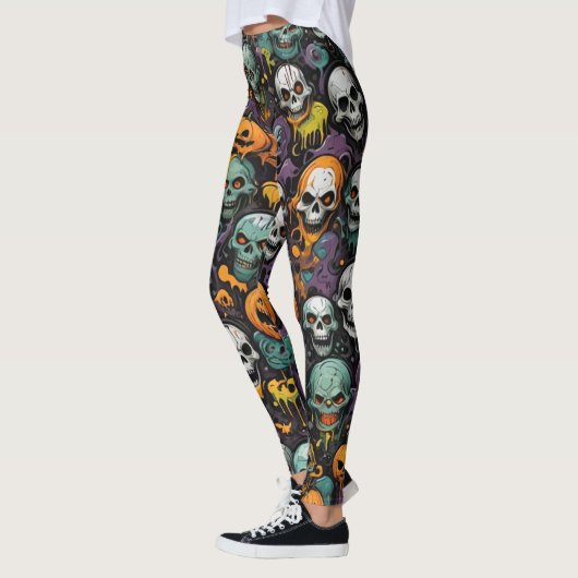 Graffiti schedels leggings (Links)