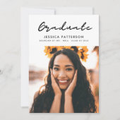 Graffiti Script Afstuderen Aankondiging (Voorkant)