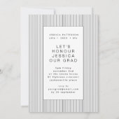 Graffiti Script Afstuderen Aankondiging (Achterkant)