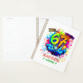 Graffiti Six Seven Birthday Party Trend Notepads Planner (Display)