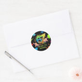 Graffiti Six Seven Kids 7th Birthday Sticker (Envelop)
