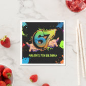 Graffiti Six Seven Kids Birthday Napkins Servet (Insitu)
