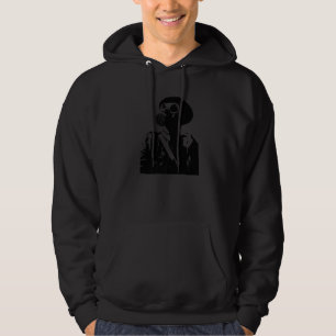 Graffiti sjabloon soldaat met gasmasker hoodie