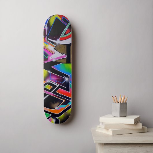 Graffiti skateboard (Muurkunst)