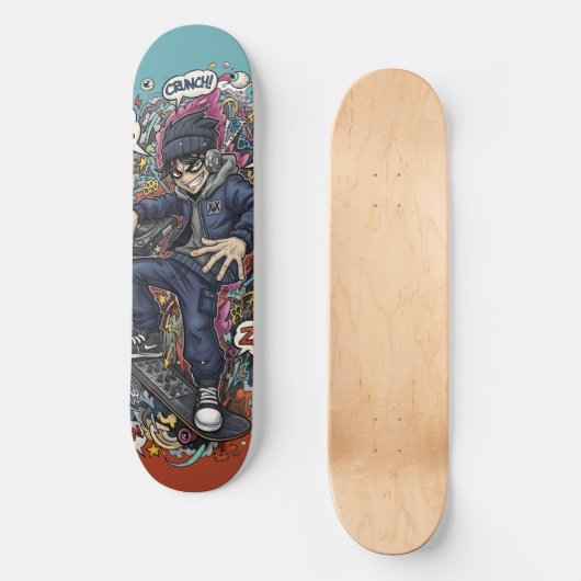 Graffiti Skateboard (Voorkant)