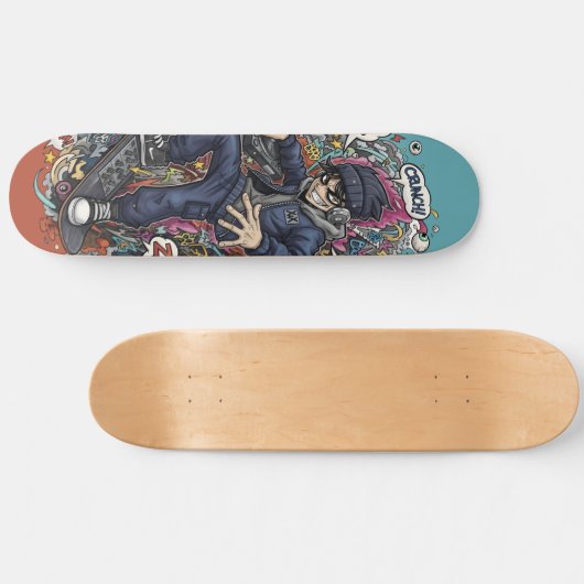 Graffiti Skateboard (Horizontaal)