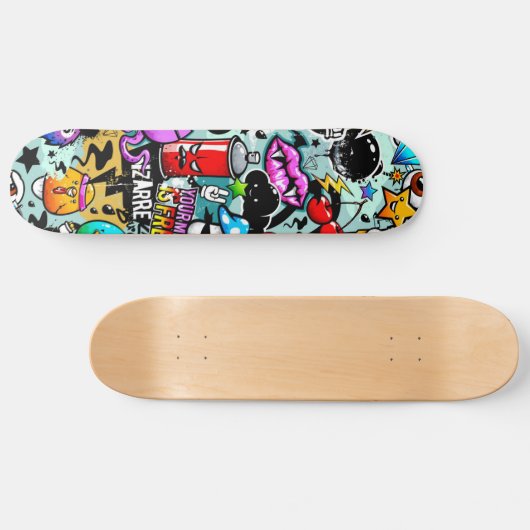 Graffiti Skateboard (Horizontaal)