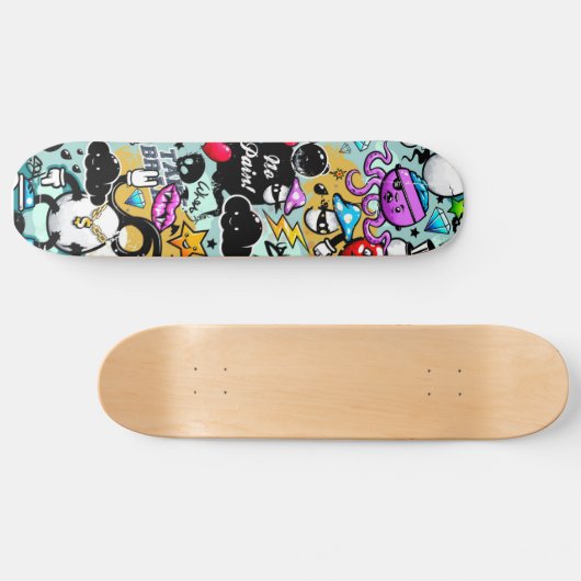 Graffiti Skateboard (Horizontaal)