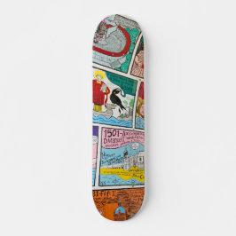 Graffiti Skateboard, Castle Lissabon Portugal Persoonlijk Skateboard