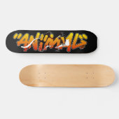 Graffiti Skateboard - Dierbinnenkant (Horizontaal)