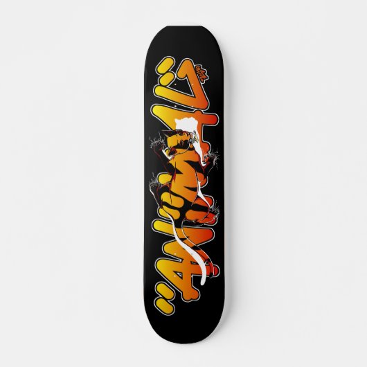 Graffiti Skateboard - Dierbinnenkant (Voorkant)