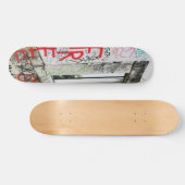 Graffiti Skateboard, Europe Artwork Persoonlijk Skateboard (Horizontaal)