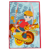 Graffiti skateboard kind verjaardagsfeest medium cadeauzakje (Voorkant)