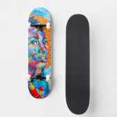 Graffiti Skateboard - Liefde, Diversiteit, en Geli (Voorkant)