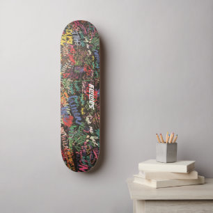 Graffiti skateboard om u aan te passen aan jouw na