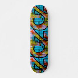 Graffiti skateboard. persoonlijk skateboard
